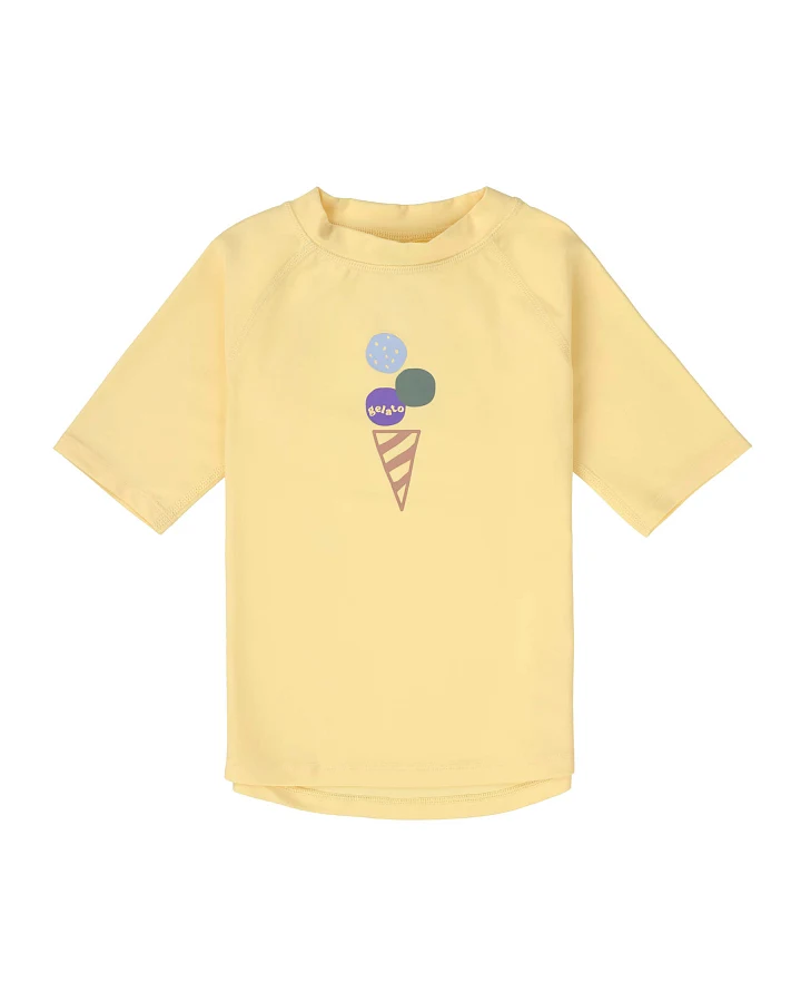 Lässig - UV-Shirt "Eistüte" hellgelb