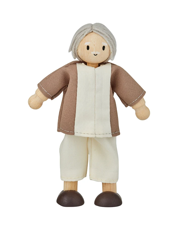 PlanToys - Biegepuppe "Opa Teint hell"