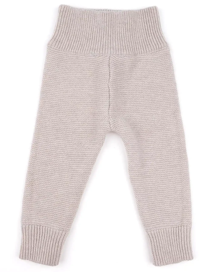 Halfen Strickerei - Strick-Hose mit Cashmere beige
