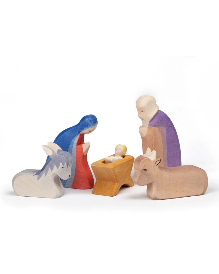 Ostheimer - Ostheimer Krippenfiguren-Set mini "Heilige Familie" 5tlg.