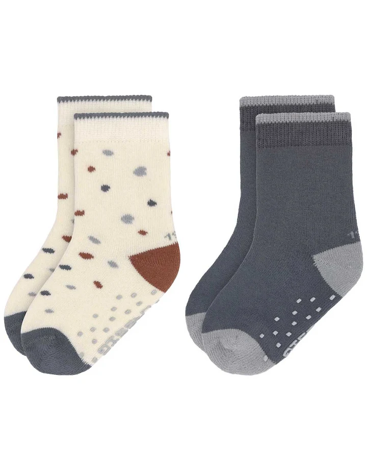 Lässig - Stoppersocken 2St. blau 27-30