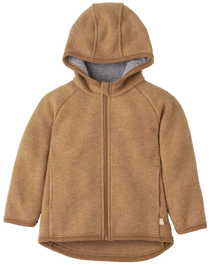Disana - Walk-Jacke Zipp Merinowolle Karamell