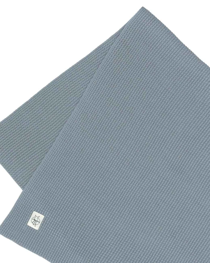 Lässig - Babydecke Waffelpiqué lightblue