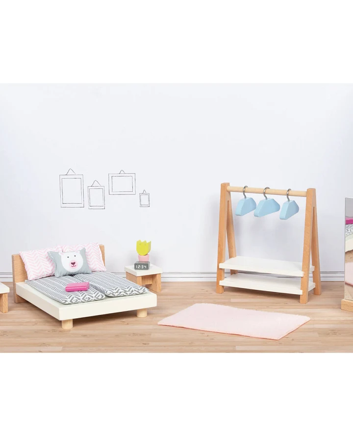 goki - Puppenhaus-Möbel Schlafzimmer