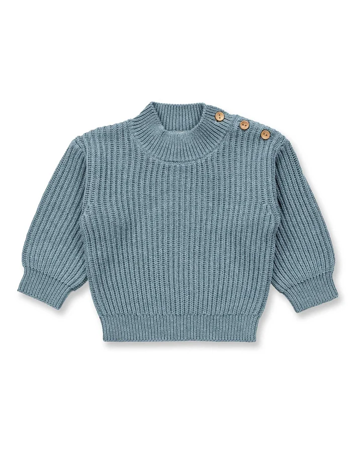 Sense Organics - Strick-Pullover sage melange