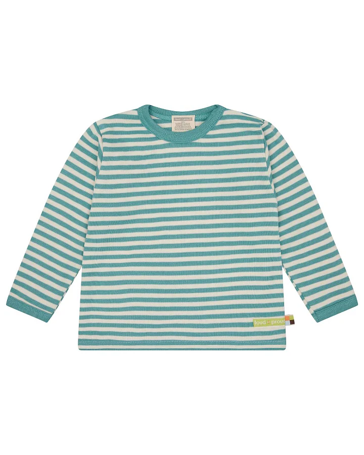 loud + proud - Langarmshirt oregano geringelt