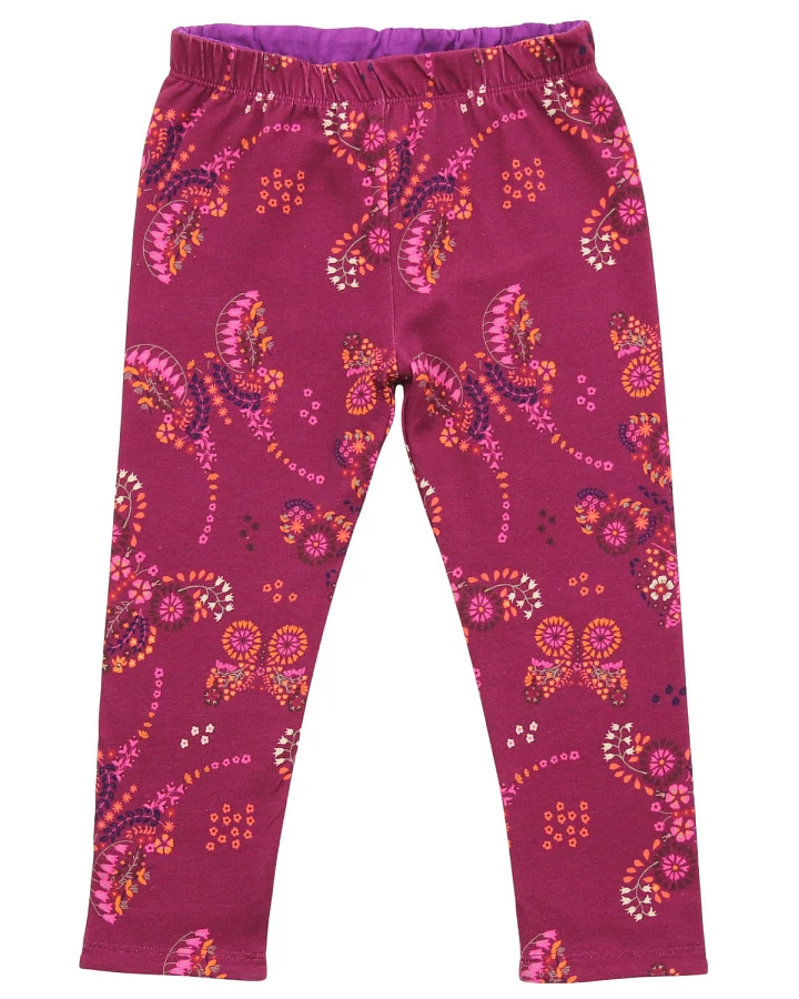 Enfant Terrible - Wende-Leggings "Schmetterling" berry-grape