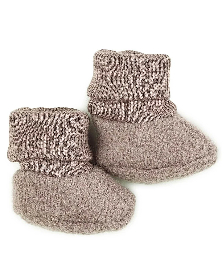 Halfen Strickerei - Walk-Schühchen mauve