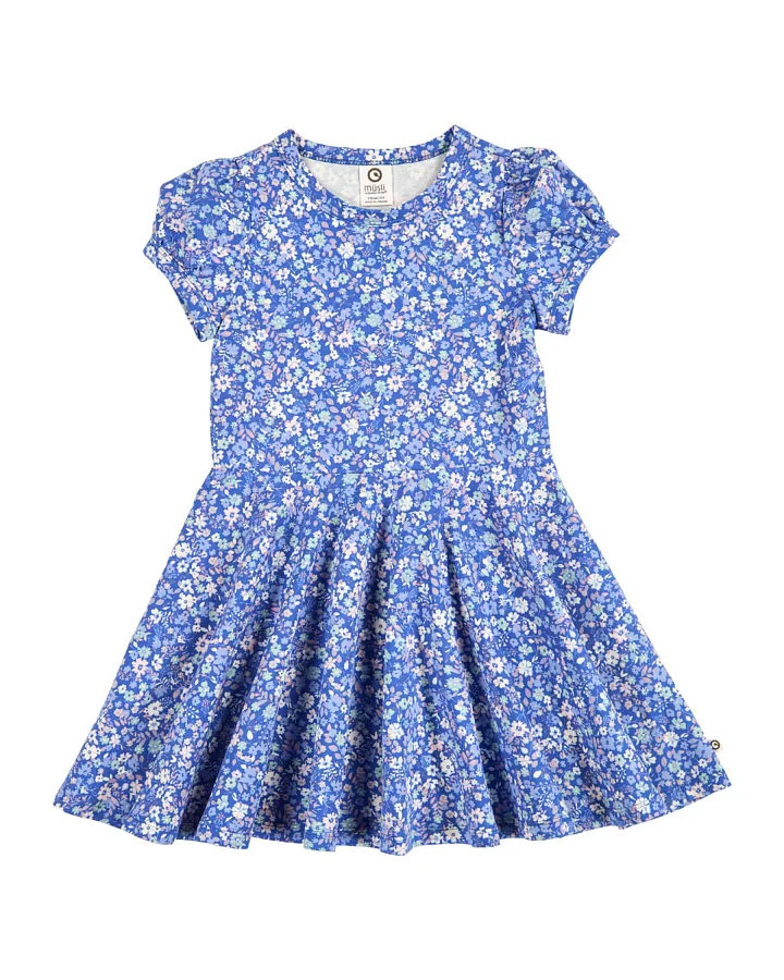 Müsli - Kurzarmkleid mit Puffärmeln „Primrose“ azure blue
