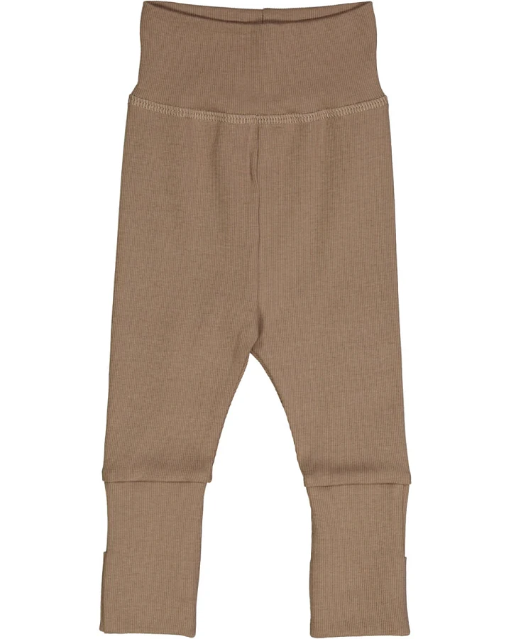 Müsli by green Cotton - Frühchen Ripp-Hose walnuss