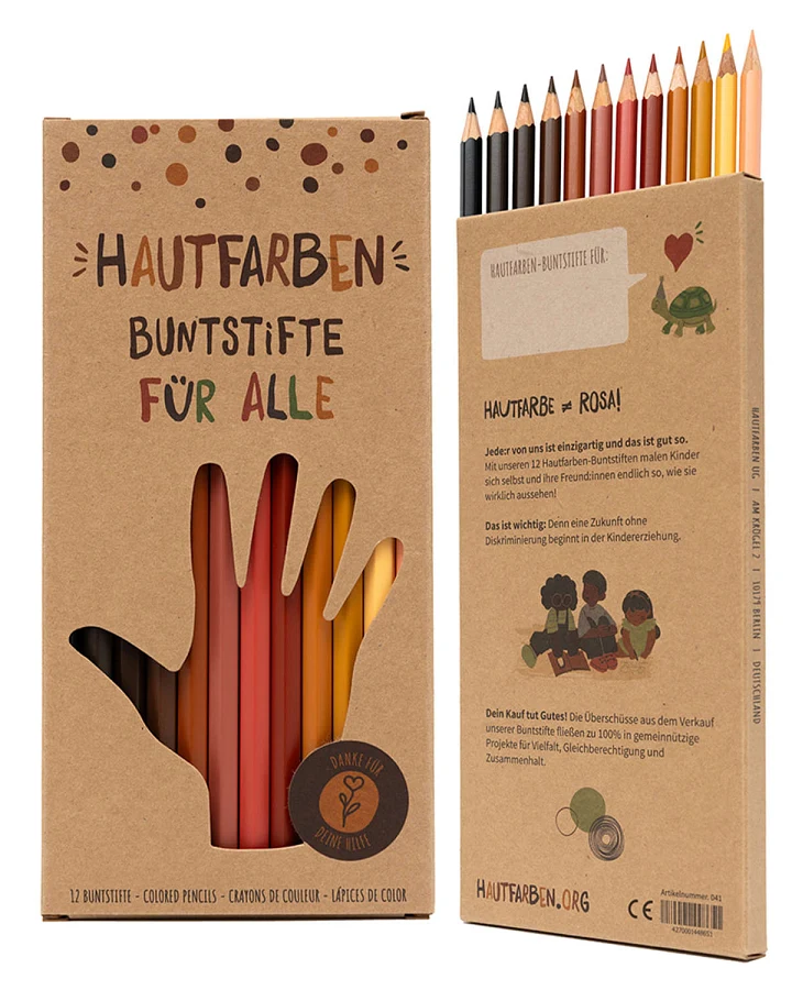 Hautfarben - Hautfarben Buntstifte für alle