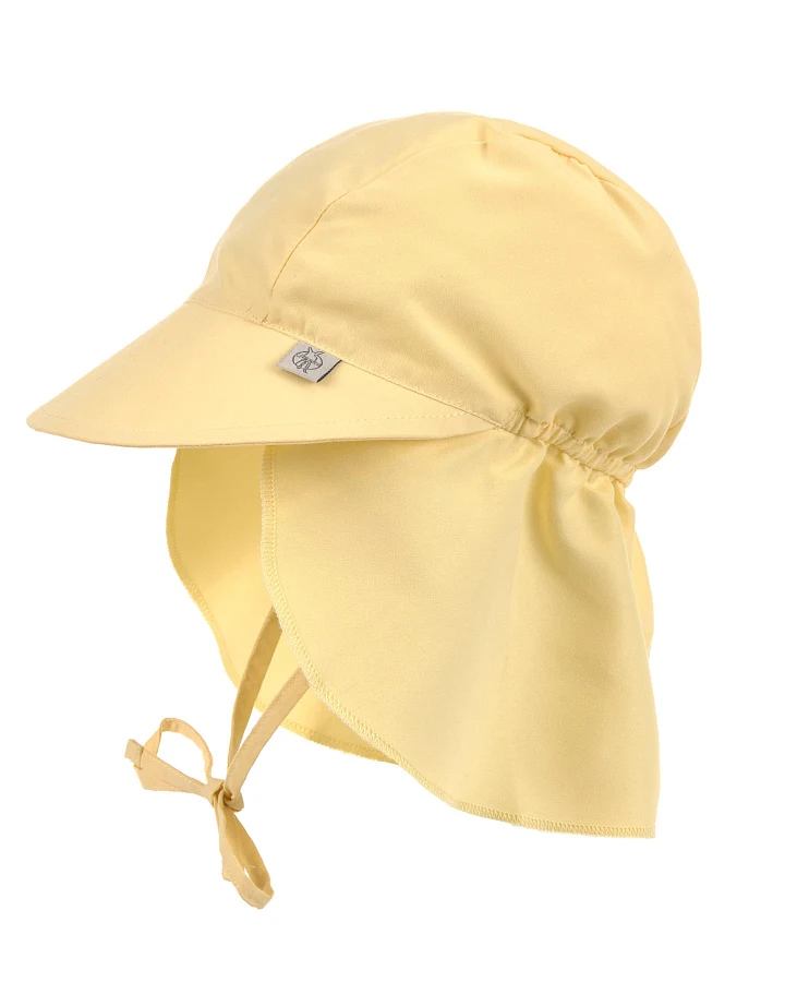 Lässig - UV-Sonnenhut mit Nackenschutz hellgelb 45-47
