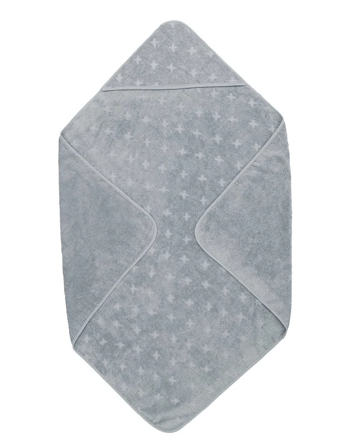 Müsli by green Cotton - Babyhandtuch 100x100cm jasmin blue