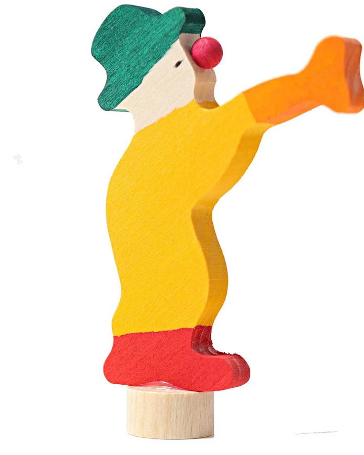 Grimms - Geburtstagsstecker Clown mit Trompete