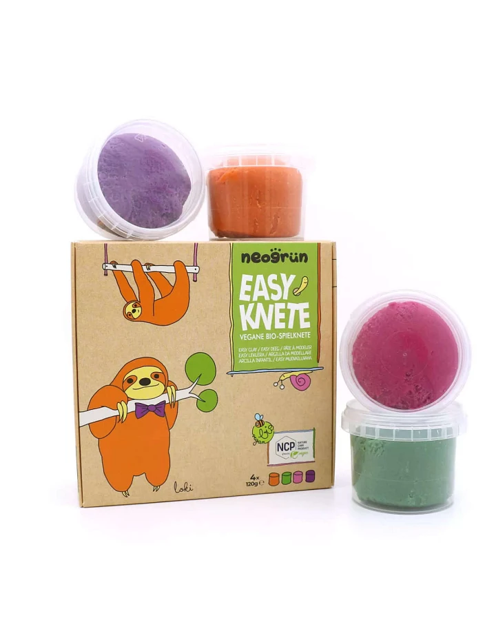 neogrün - Bio Knete 4er Set "Loki"