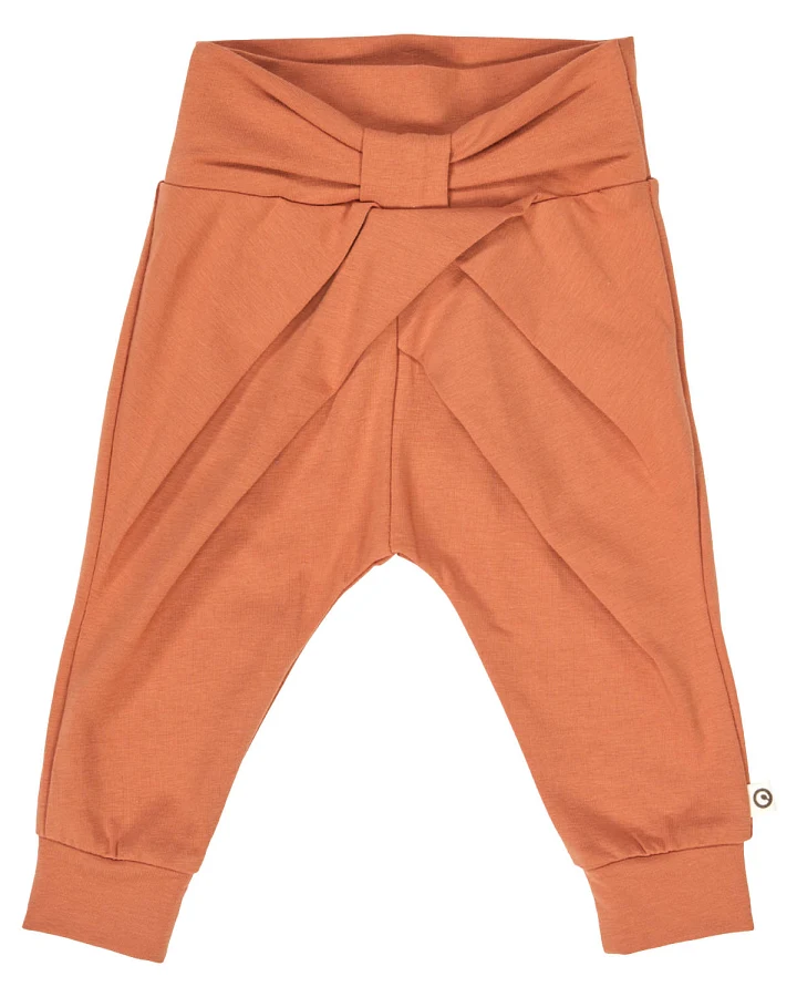 Müsli by green Cotton - Sweathose mit Rüschen terracotta