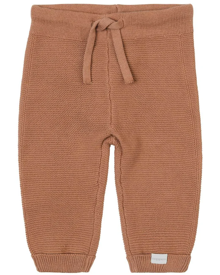 Noppies - Strick-Babyhose orangebraun