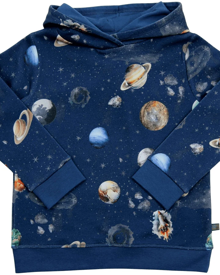 Enfant Terrible - Sweat-Hoodie "Planeten" nightblue