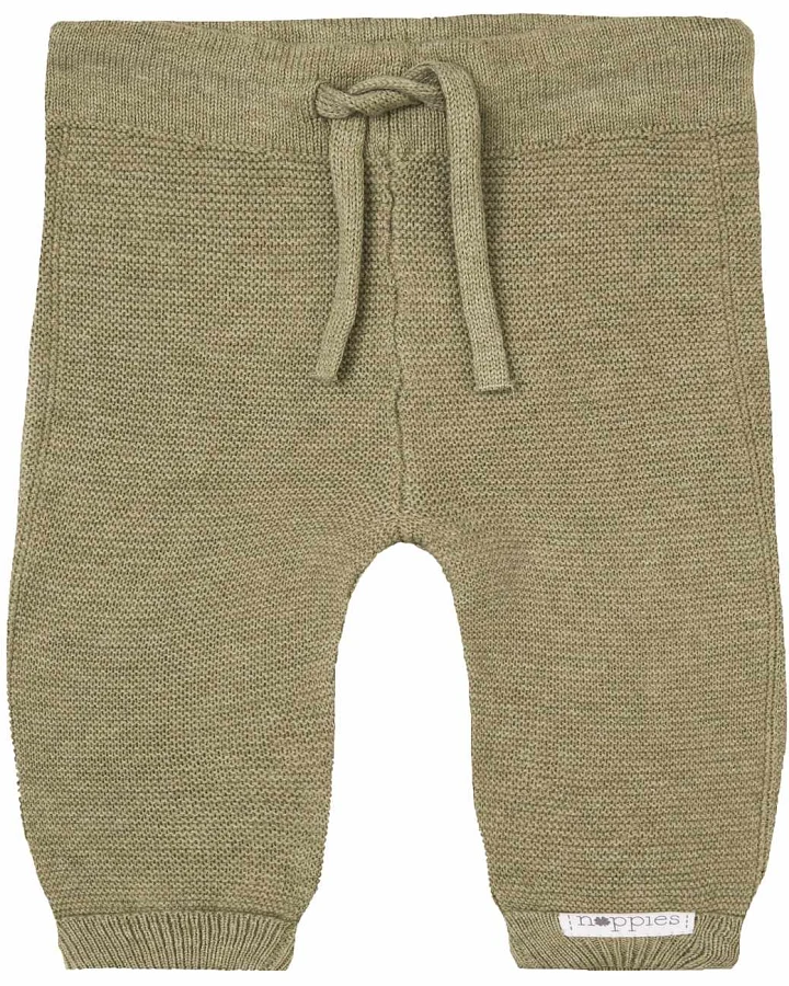 Noppies - Strick-Babyhose olivgrün
