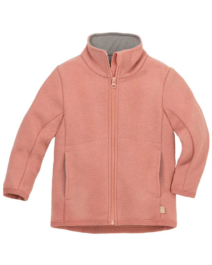 Disana - Leichte Walkjacke "Zipper" softpink