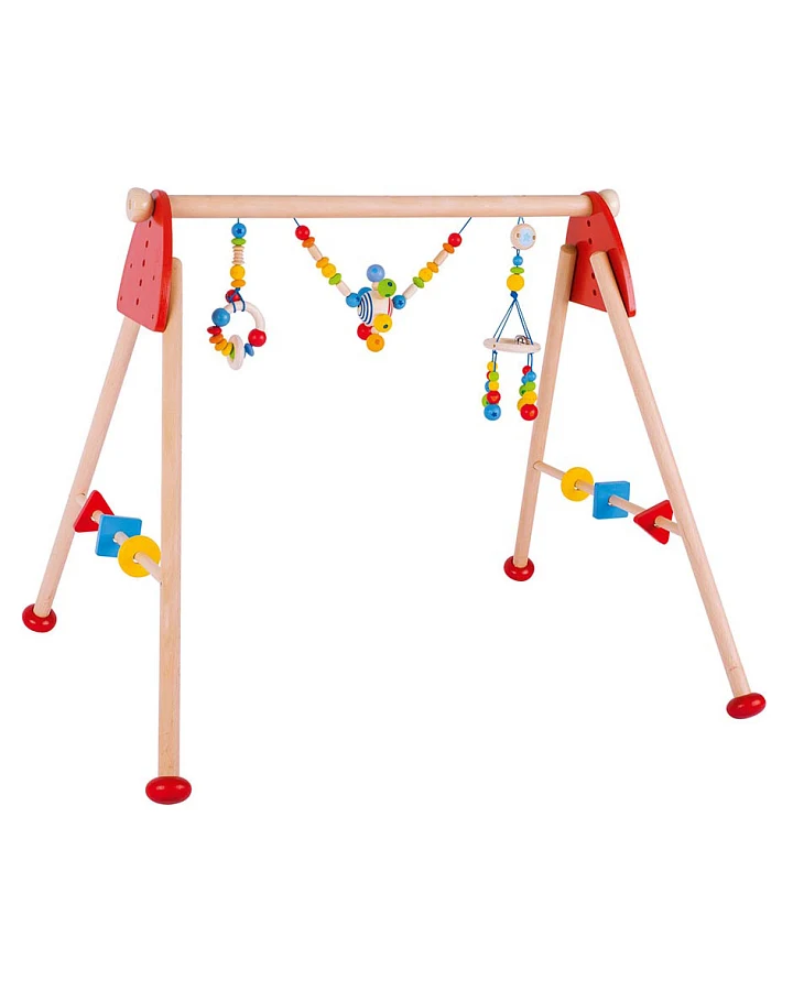 goki baby - Spieltrapez Holz Regenbogen