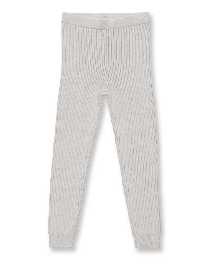 Sense Organics - Strick-Leggings hellbeige