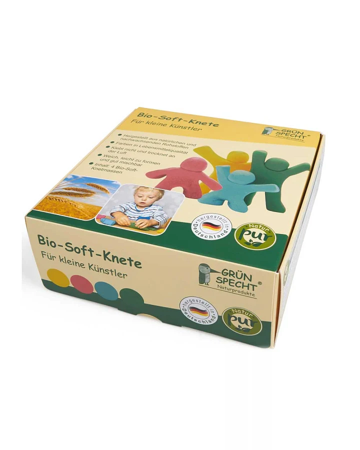 Grünspecht - Knete 4er Set