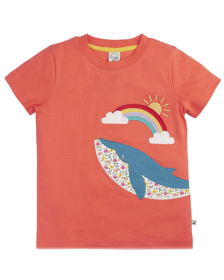 Frugi - T-Shirt "Wal" orange
