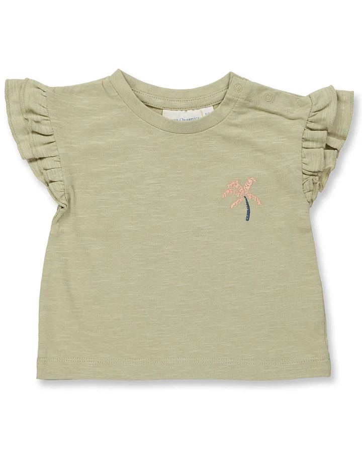 Sense Organics - T-Shirt mit Flügelarm schilfgrün