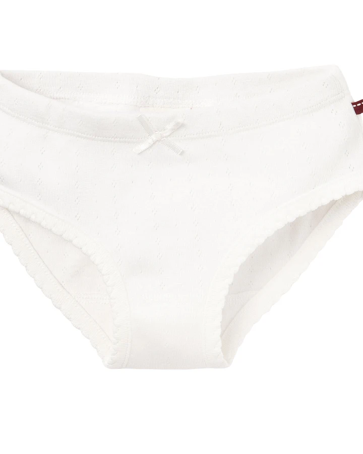 People Wear Organic - Mädchen-Slip 2er Set weiß