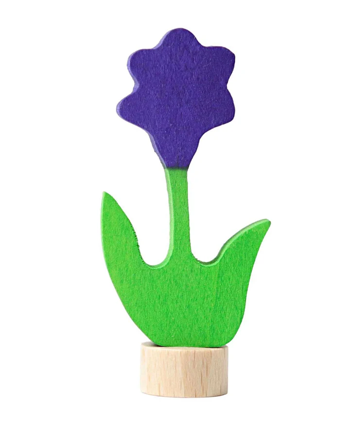 Grimms - Geburtstagsstecker lila Blume