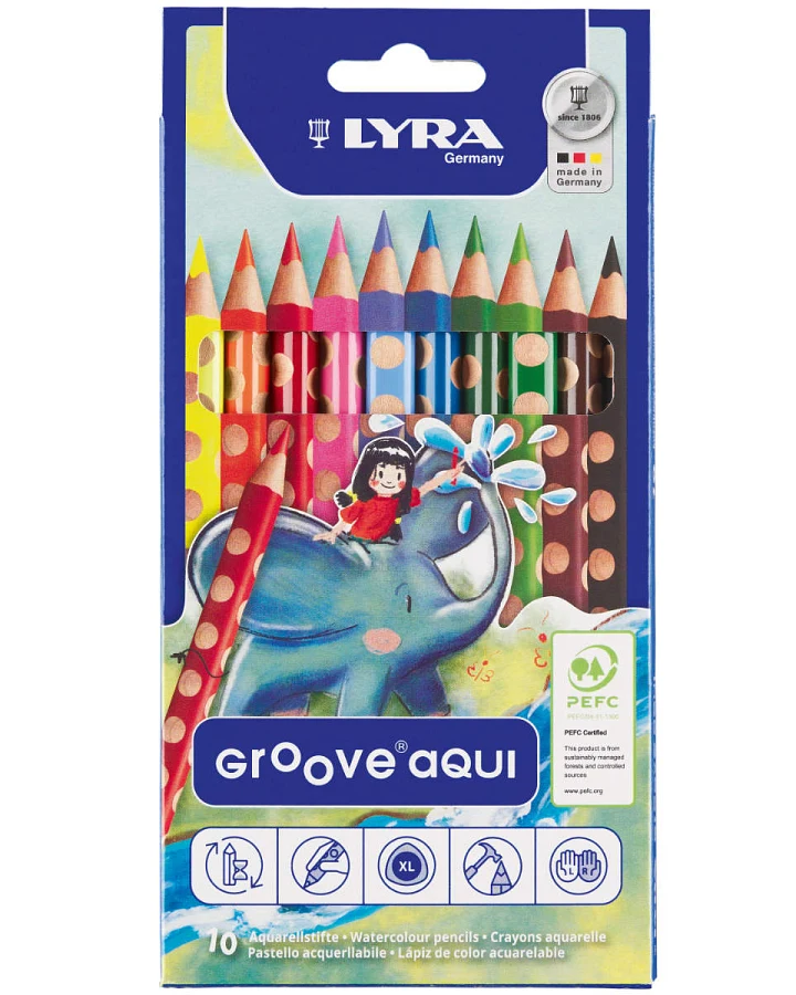 Lyra - 10 Buntstifte LYRA Groove aqui
