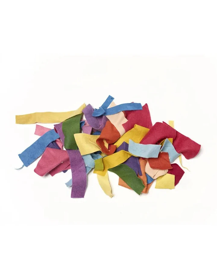 Filges - Filzreste aus pflanzengefärbten Wollfilz, 80g