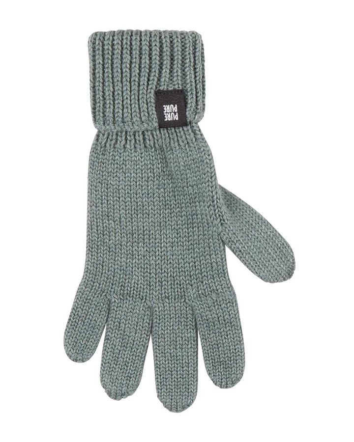 Pure Pure by Bauer - Kinderhandschuhe mit Wolle-Seide salbei 5