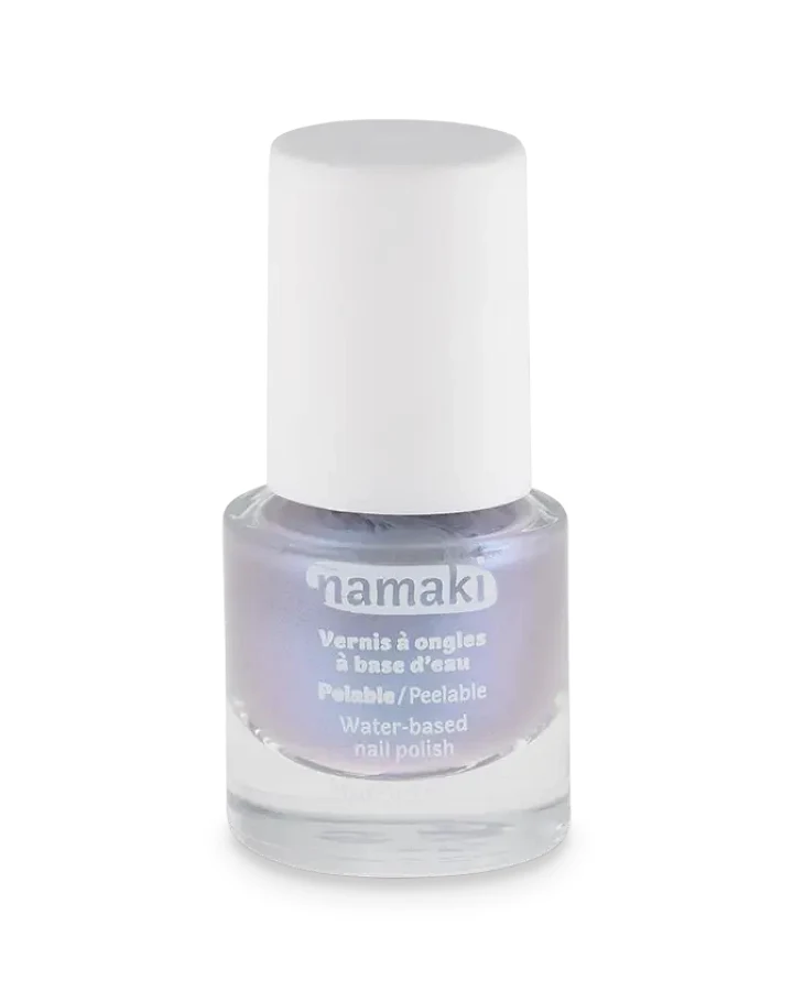 namaki - Nagellack Silberblau abziehbar