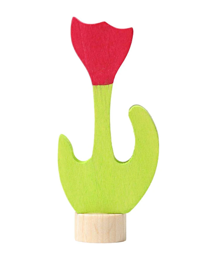 Grimms - Geburtstagsstecker rote Tulpe