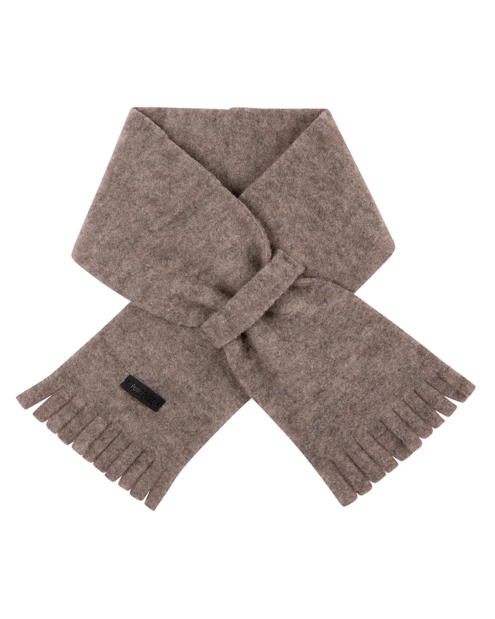 Pure Pure by Bauer - Kinderschal Wollfleece stein-grau
