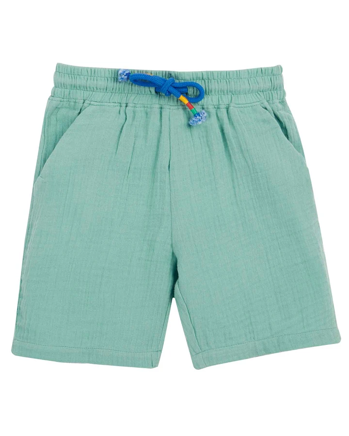 Frugi - Musselin Shorts mintgrün