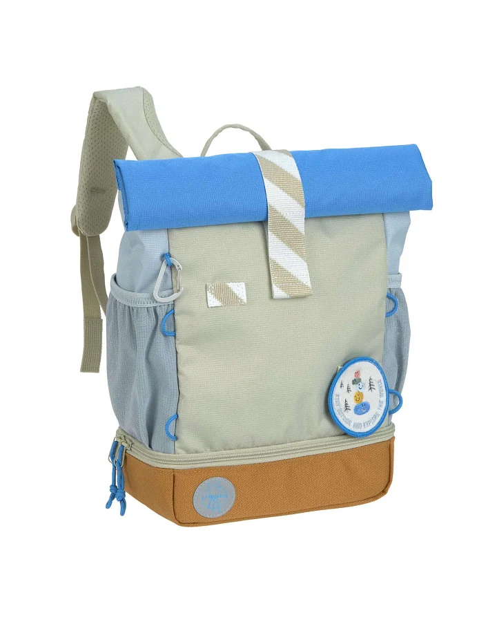 Lässig - Kinderrucksack Rolltop 11L grün/blau