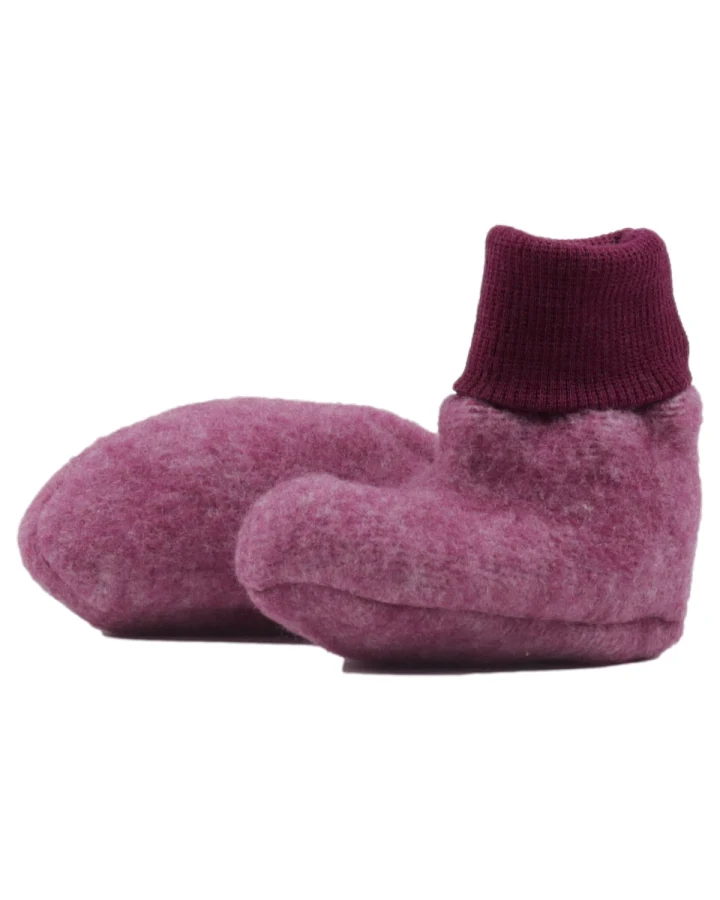 Cosilana - Babyschuhe Fleece weinrot