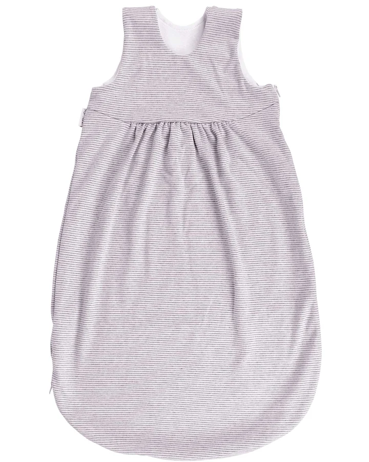 PoPoLiNi - Ganzjahresschlafsack 70 cm grau-weiß