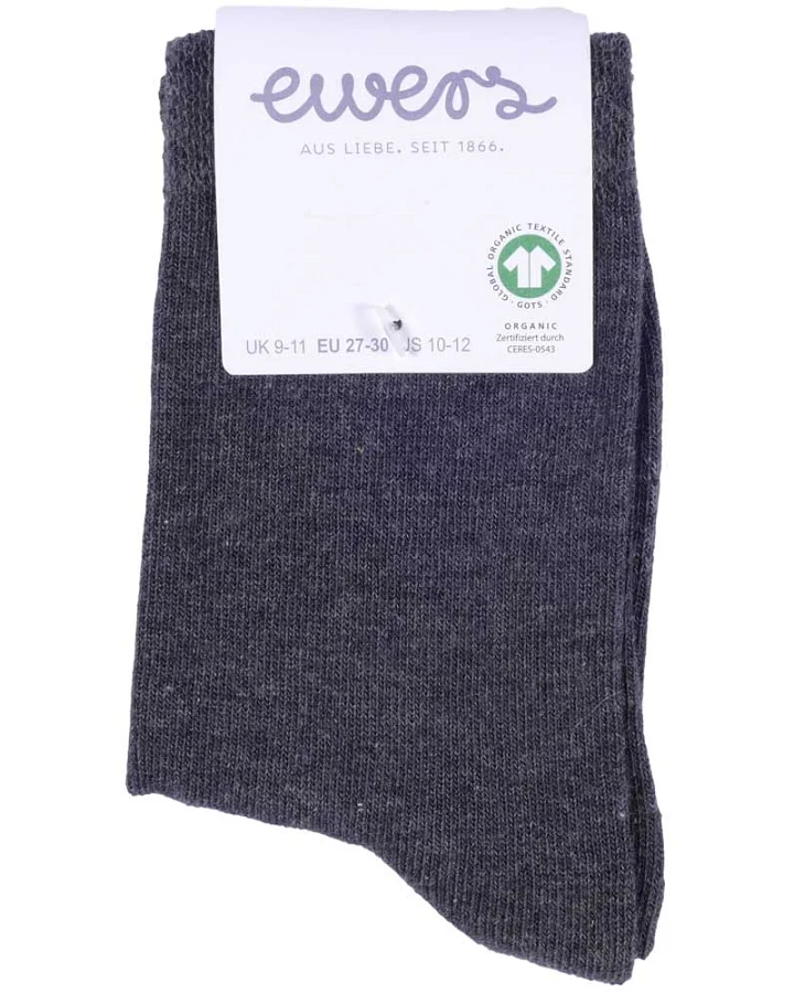 Ewers - Socken anthrazit uni 31-34