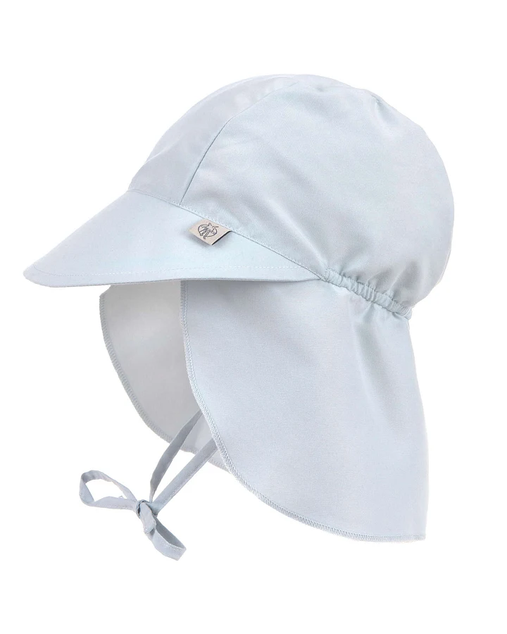 Lässig - UV-Sonnenhut mit Nackenschutz hellblau 45-47
