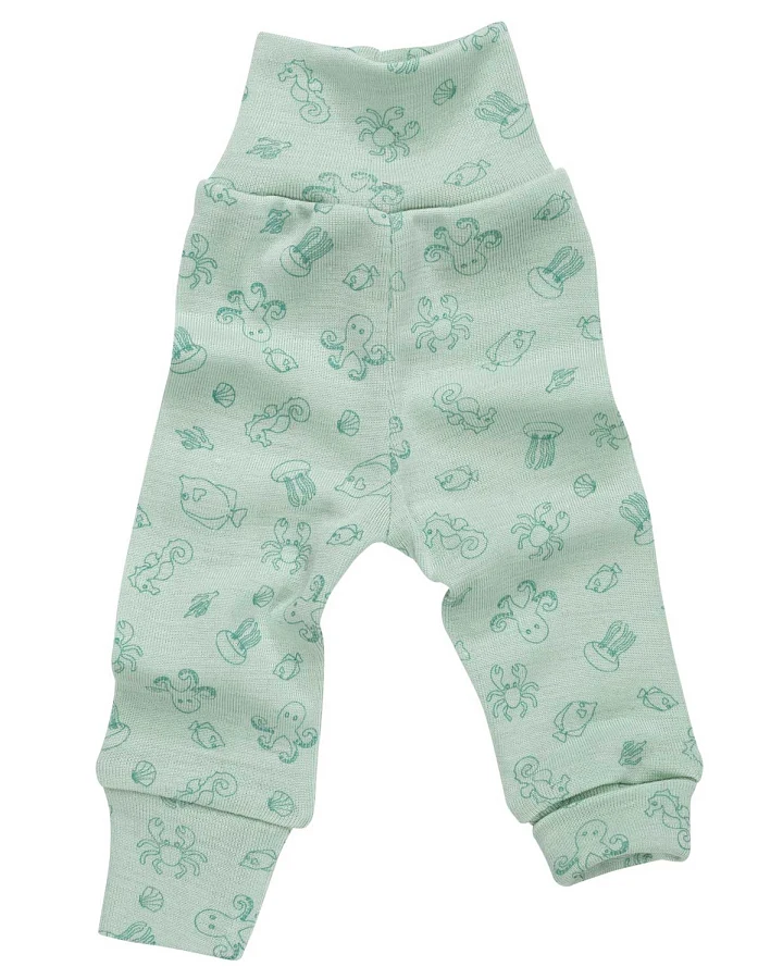 Engel - Frühchen Hose Wolle Seide pastellmint