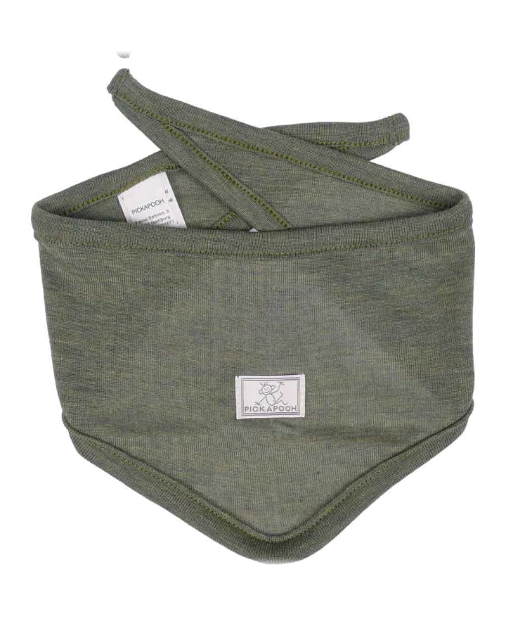 Pickapooh - Dreieckstuch Wolle-Seide khaki