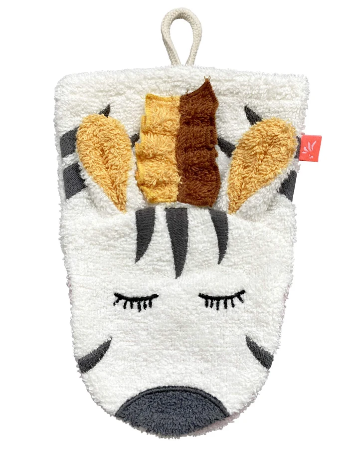 kikadu - Waschlappen Zebra