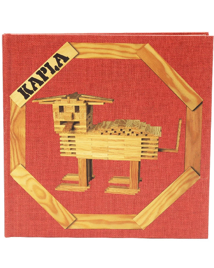 Kapla - Holzplättchen Kunstbuch "Verschiedene Konstruktionen" ab 6 Jahre