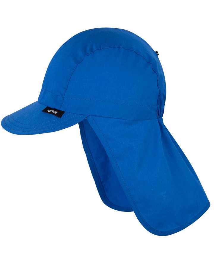 Pure Pure by Bauer - Schirm-Sonnenhut UV mit Nackenschutz ink-blue