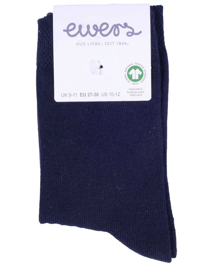 Ewers - Socken dunkelblau uni 16-17