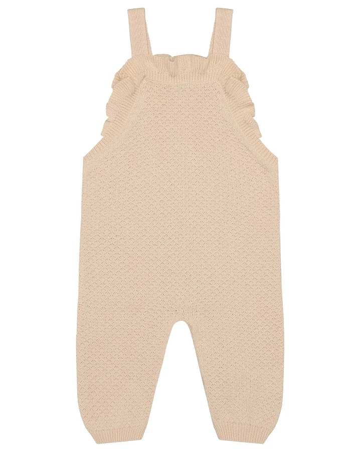 Noppies - Strick-Playsuit hellbeige